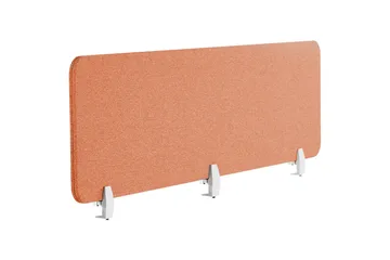 Skiljevägg för skrivbord Beliani Wally Beige, 130x2x40 cm Red 180x2x40 cm