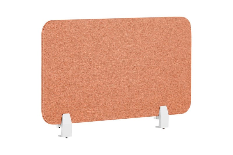 Skiljevägg för skrivbord Beliani Wally Beige, 130x2x40 cm Red 72x2x40 cm