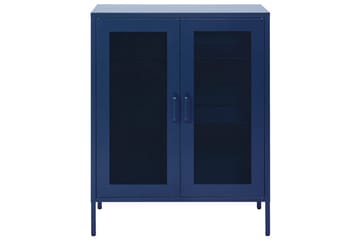 Vitrine Wakatipu Blå - Blå - Oppbevaring - Skap - Vitrineskap