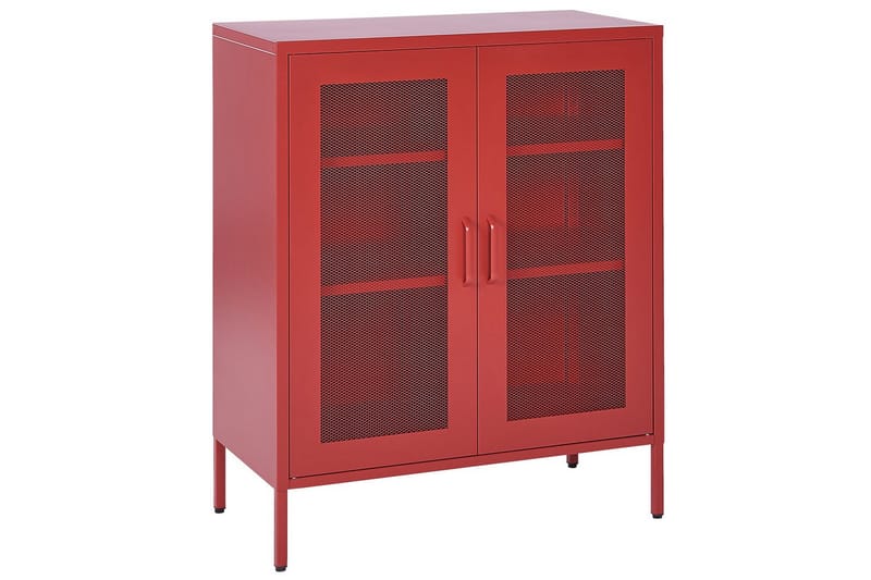 Vitrine Wakatipu Rød - Rød - Innredning - Romdelere - Skjermvegg