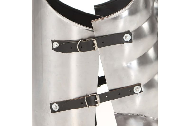 Romersk kroppsrustning kyrass replika LARP sølv stål - Dekorasjon