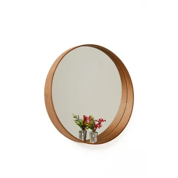 Aldrosin vegghengt speil Rund 80 cm