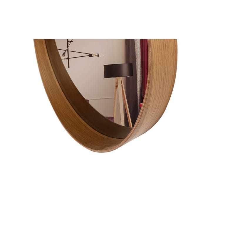 Aldrosin vegghengt speil Rund 80 cm - Hvit - Innredning - Speil - Veggspeil