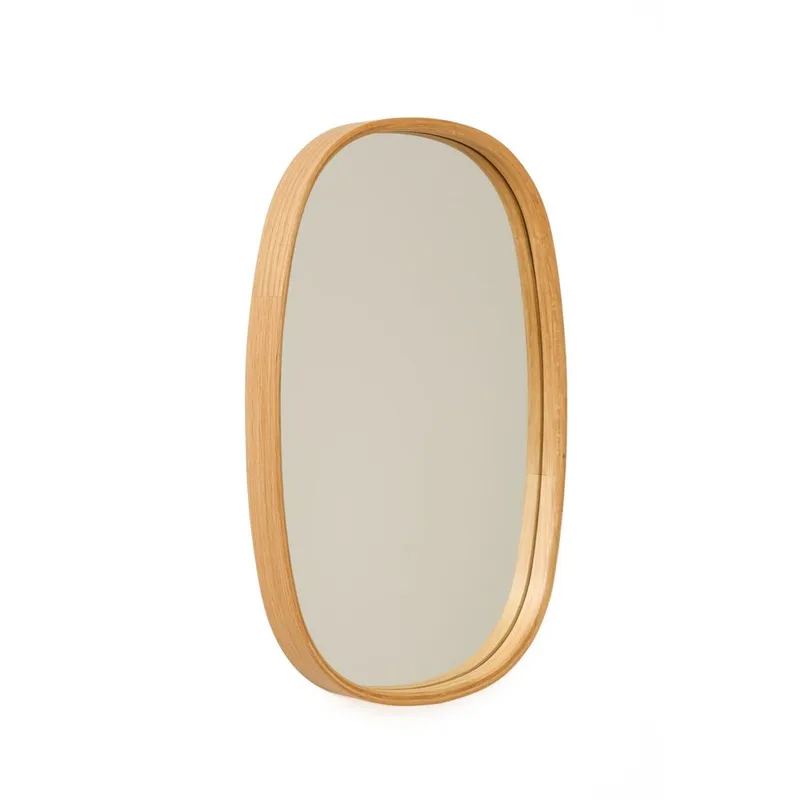 Aranfield vegghengt speil Rektangulær 38 cm - Brun/Hvit - Innredning - Speil - Veggspeil