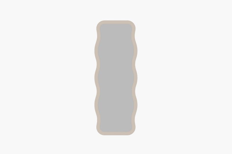 Aror Vegghengt Speil Rektangulært 50 cm - Beige - Innredning - Speil - Veggspeil
