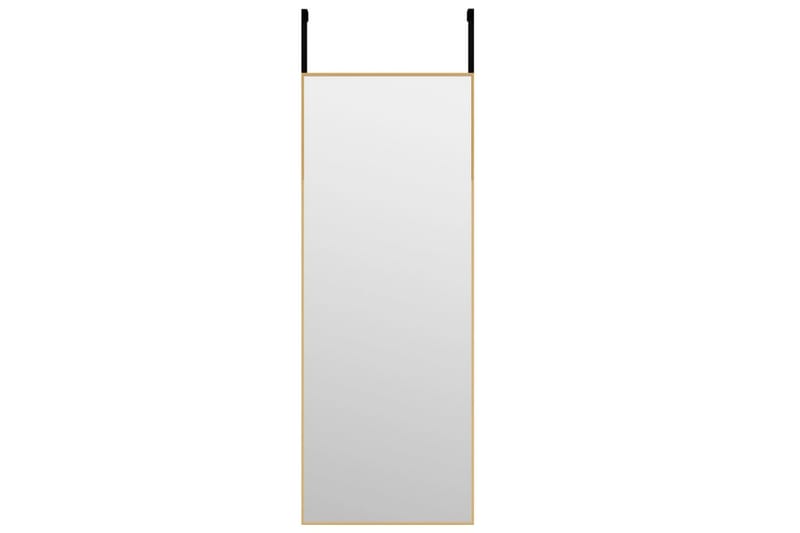 beBasic Dørspeil gull 30x80 cm glass og aluminium - Gull - Dørspeil