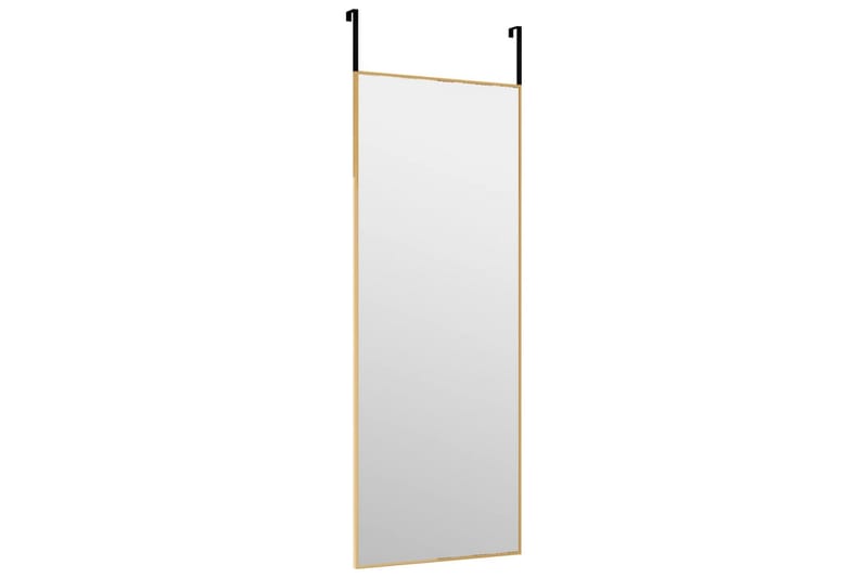 beBasic Dørspeil gull 30x80 cm glass og aluminium - Gull - Innredning - Speil - Dørspeil