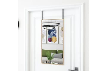 beBasic Dørspeil gull 40x80 cm glass og aluminium - Gull - Innredning - Speil - Dørspeil