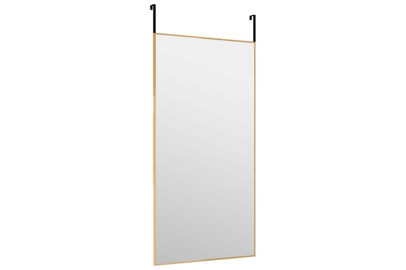 beBasic Dørspeil gull 40x80 cm glass og aluminium - Gull - Dørspeil