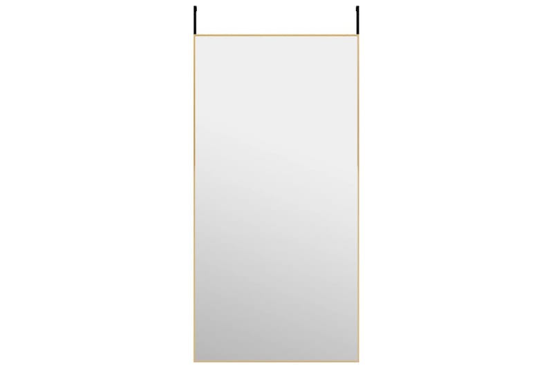 beBasic Dørspeil gull 50x100 cm glass og aluminium - Gull - Dørspeil