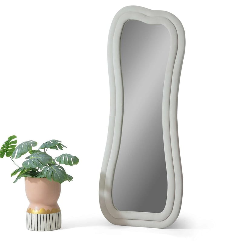 Bordentown Gulvspeil 65 x 170 cm - Kremhvit - Innredning - Speil - Helkroppsspeil