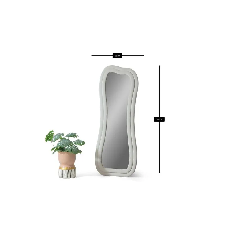 Bordentown Gulvspeil 65 x 170 cm - Kremhvit - Innredning - Speil - Helkroppsspeil