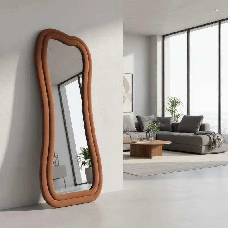 Bordentown Gulvspeil 65 x 170 cm - Rød - Innredning - Speil - Helkroppsspeil