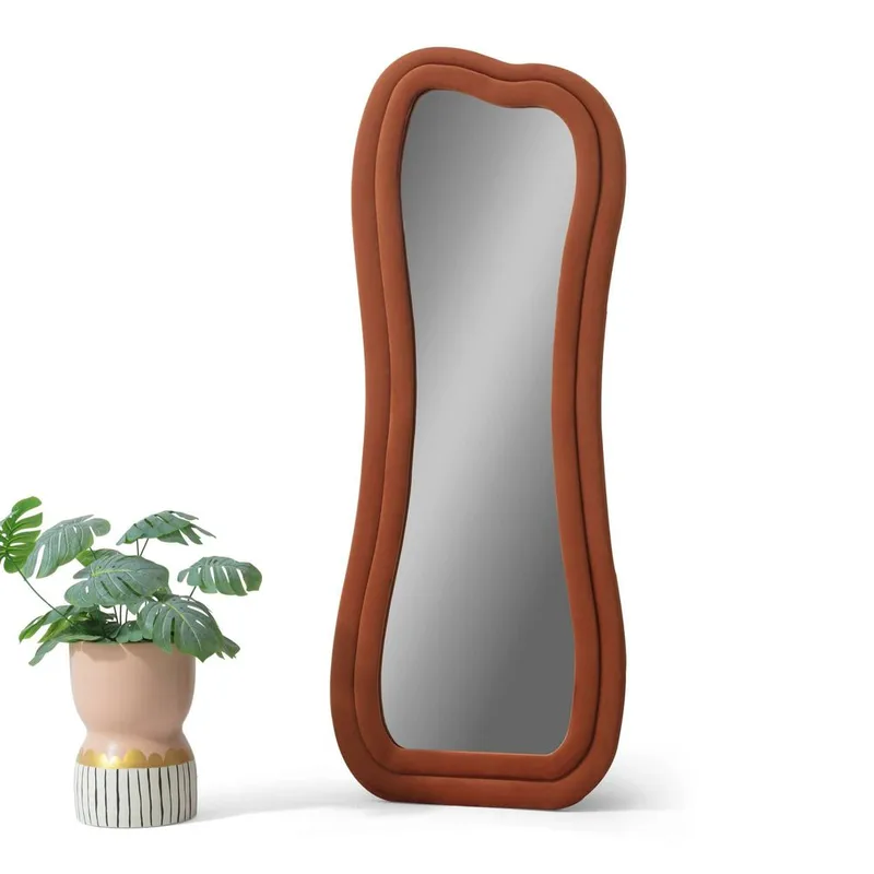 Bordentown Gulvspeil 65 x 170 cm - Rød - Innredning - Speil - Helkroppsspeil