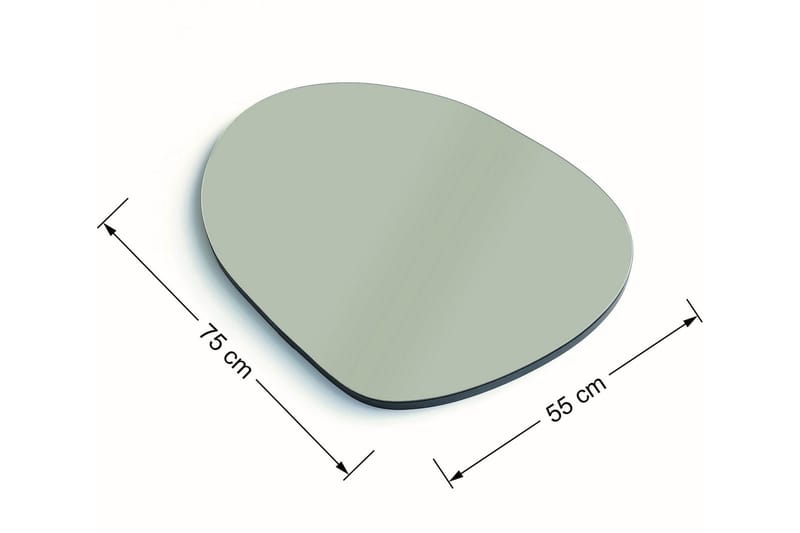 Samtens Bordspeil - Svart - Innredning - Speil - Bordspeil