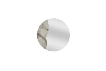 Buhem Vegghengt Speil Rund 60 cm - Beige - Innredning - Speil - Veggspeil