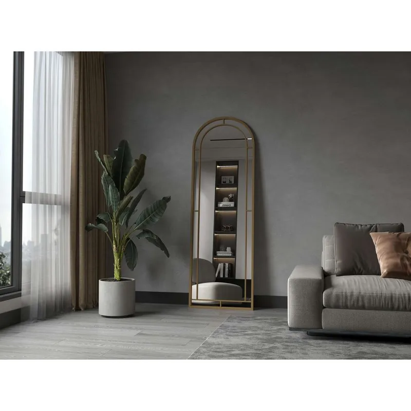 Dasina Gulvspeil 60 x 180 cm - Gull - Innredning - Speil - Helkroppsspeil