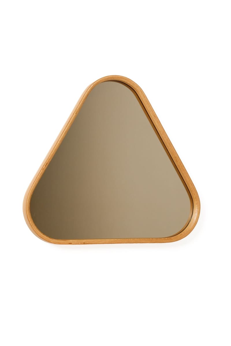Dekorativt speil Wallxpert Specific (45 x 45 x 4 cm) Eik - Eik - Innredning - Speil - Veggspeil