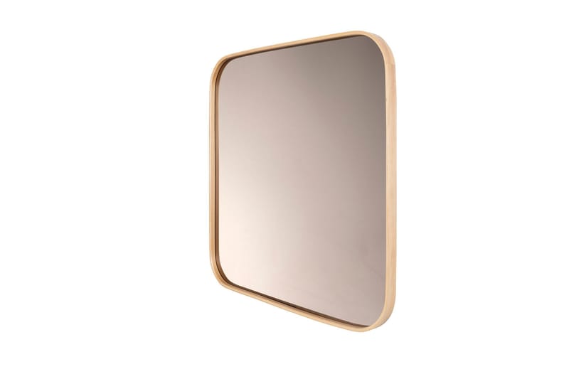 Dekorativt speil Wallxpert Square (42 x 42 x 4 cm) Eik - Eik - Innredning - Speil - Veggspeil