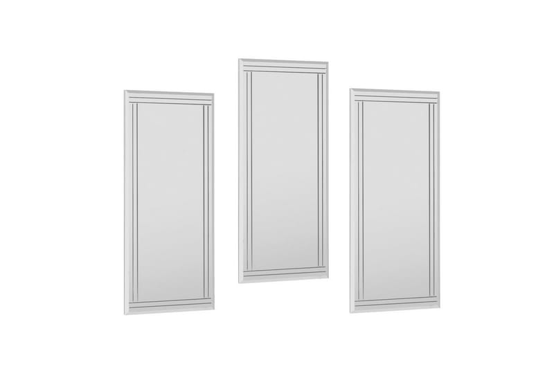 Dekorativt speilsett (3 deler) Heba Buhem Transparent - Ivory - Innredning - Speil - Veggspeil