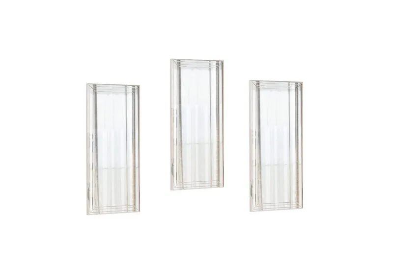 Dekorativt speilsett (3 deler) Heba Neom Transparent, Multifarget