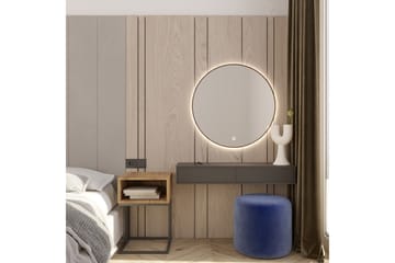 Divissi Vegghengt Speil 60 cm - Svart - Innredning - Speil - Veggspeil