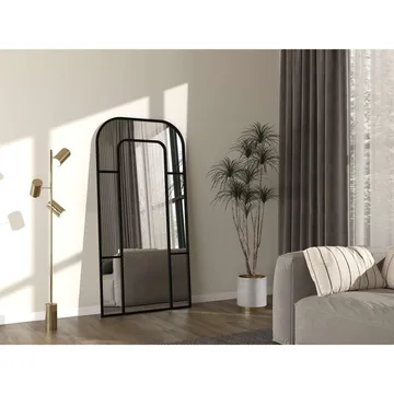 Faylen Gulvspeil 90 x 180 cm - Svart - Innredning - Speil - Helkroppsspeil