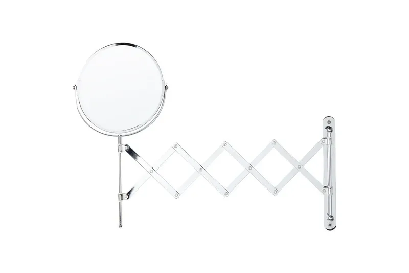 Förlängningsbar väggsminkspegel Beliani Yvelines Silver, undefined