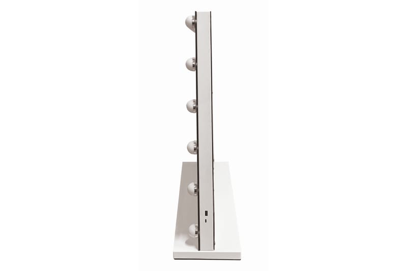 Glow Stor Sminkespeil 70 cm med belysning lamper - Hollywood speil med USB-lading - Hvit - Innredning - Speil - Sminkespeil