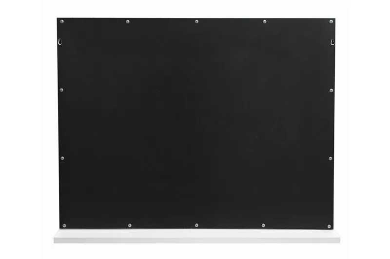 Glow Stort sminkespeil 80 cm med belysning og lamper – Hollywood-speil med USB-lading - Hvit - Innredning - Speil - Speil med belysning