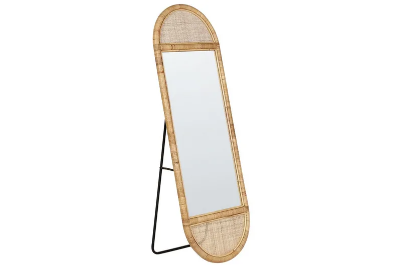 Golvspegel Beliani Barges Nature||Black, undefined
