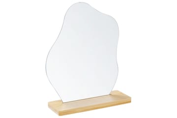 Golvspegel Beliani Lozere Light colored wood - Innredning - Speil - Gulvspeil