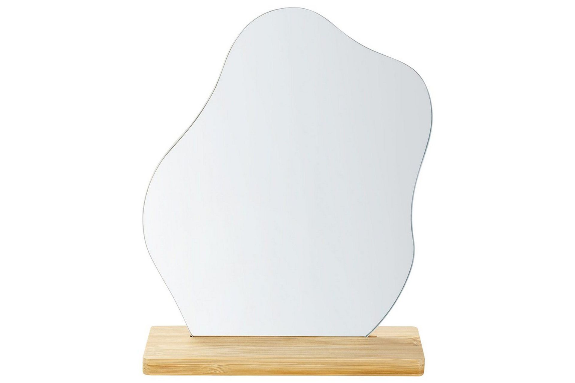 Golvspegel Beliani Lozere Light colored wood -
