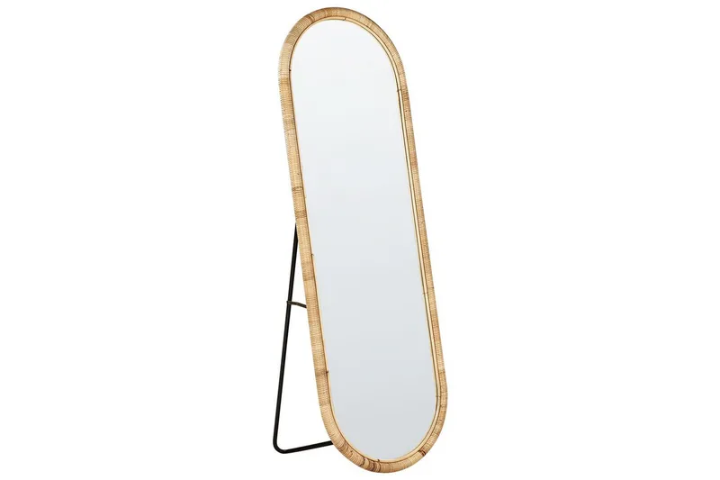 Golvspegel Beliani Montot Nature||Black, undefined