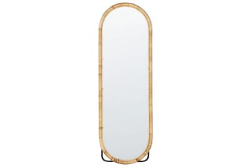 Golvspegel Beliani Montot Nature||Black - Innredning - Speil - Helkroppsspeil