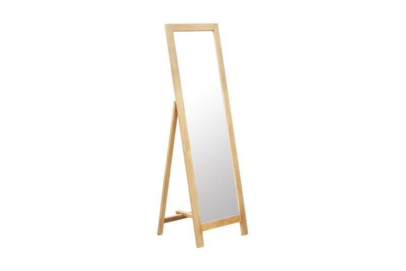 Frittstående speil 48x46,5x150 cm heltre eik - Gulvspeil