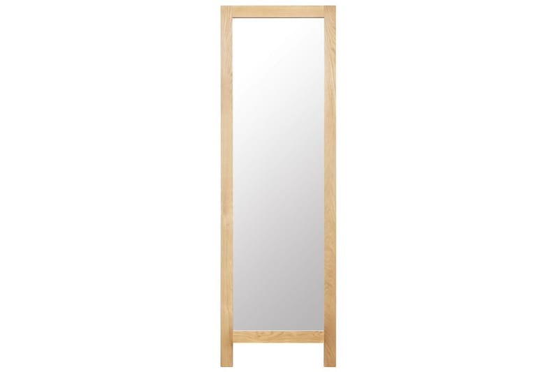 Frittstående speil 48x46,5x150 cm heltre eik - Helkroppsspeil - Gulvspeil