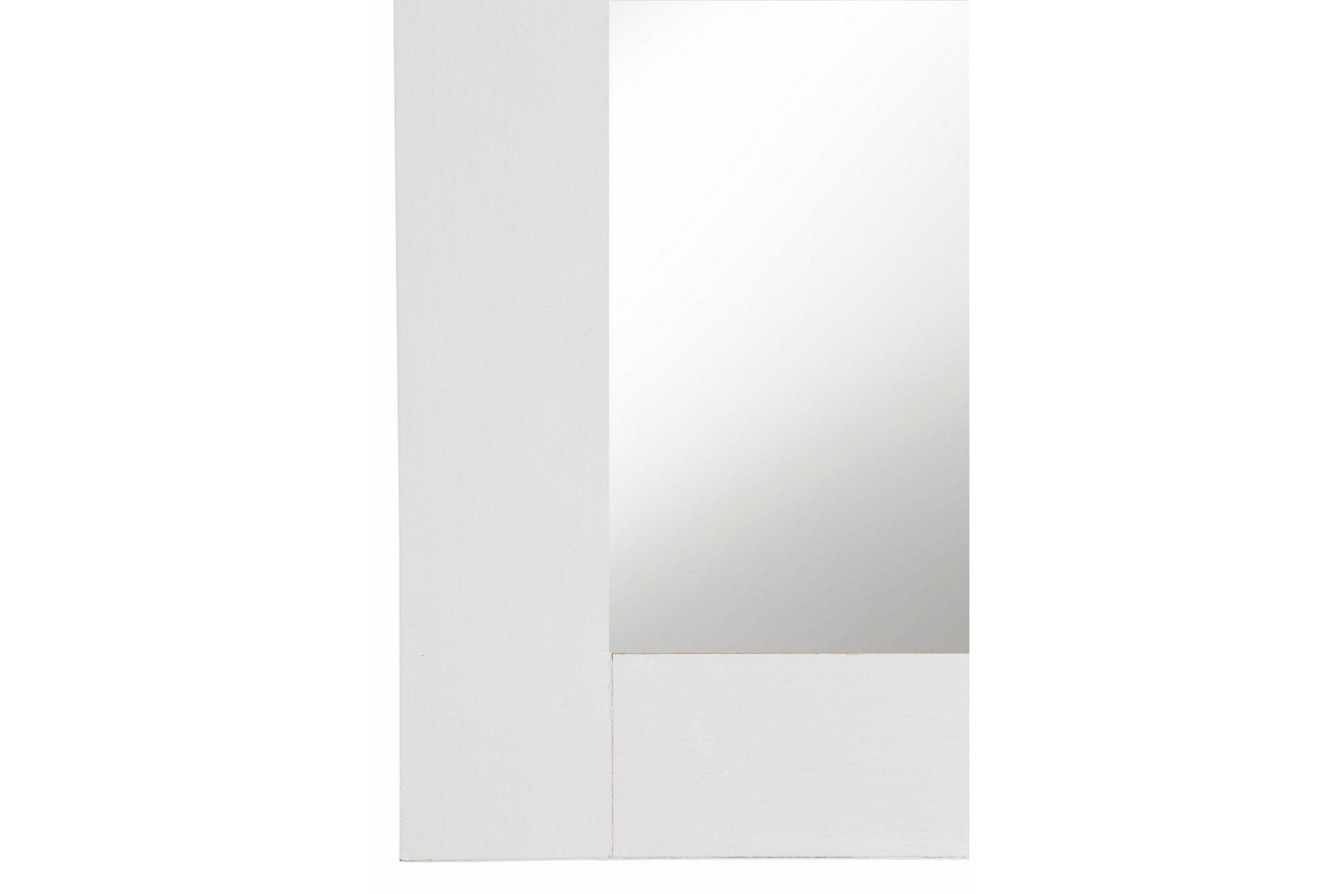 Jacopo Speil 60 cm - Hvit / Brun - Innredning - Speil - Gulvspeil