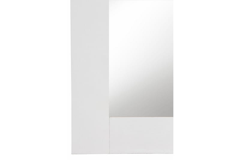 Jacopo Speil 60 cm - Hvit / Brun - Helkroppsspeil - Gulvspeil