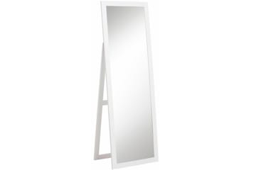 Jacopo Speil 60 cm - Hvit / Brun - Innredning - Speil - Gulvspeil