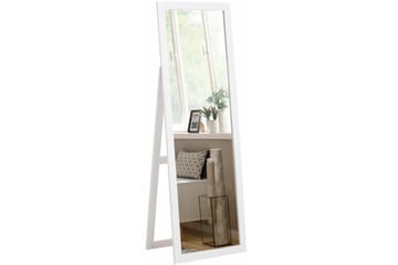 Jacopo Speil 60 cm - Hvit / Brun - Innredning - Speil - Gulvspeil
