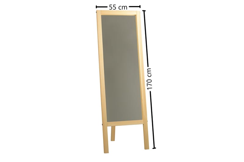 Slodysko Speil 55 cm - Valnøtt - Helkroppsspeil - Gulvspeil