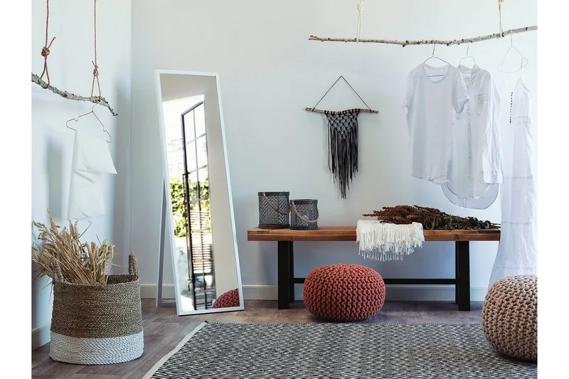 Torcy Speil 40 cm, Hvit