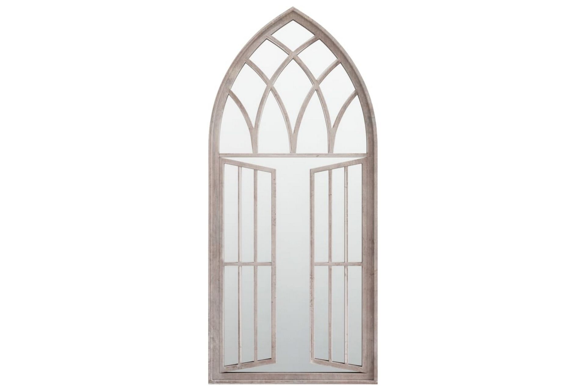 Hagespeil sand 100x45 cm for utendørs bruk jern - Krem - Innredning - Speil - Veggspeil