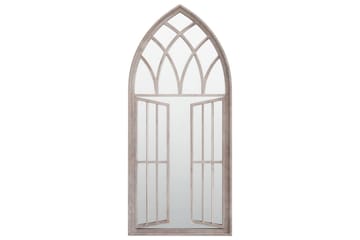 Hagespeil sand 100x45 cm for utendørs bruk jern - Krem - Innredning - Speil - Veggspeil