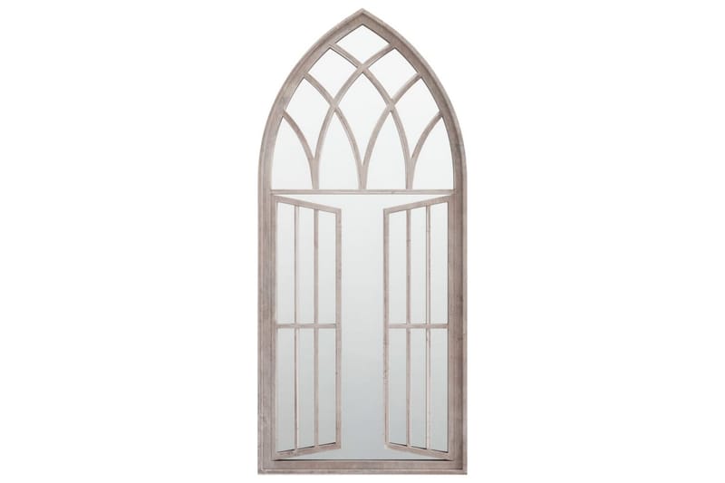 Hagespeil sand 100x45 cm for utendørs bruk jern - Krem - Innredning - Speil - Veggspeil