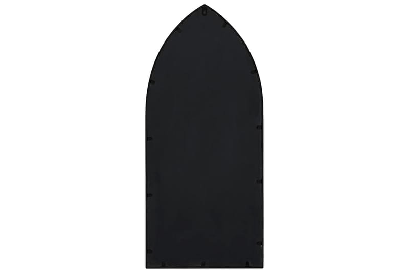 Hagespeil svart 100x45 cm for utendørs bruk jern - Svart - Innredning - Speil - Veggspeil