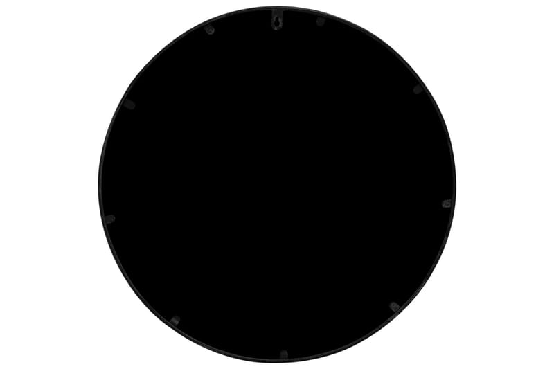 Hagespeil svart 40x3 cm for utendørs bruk jern - Svart - Innredning - Speil - Veggspeil