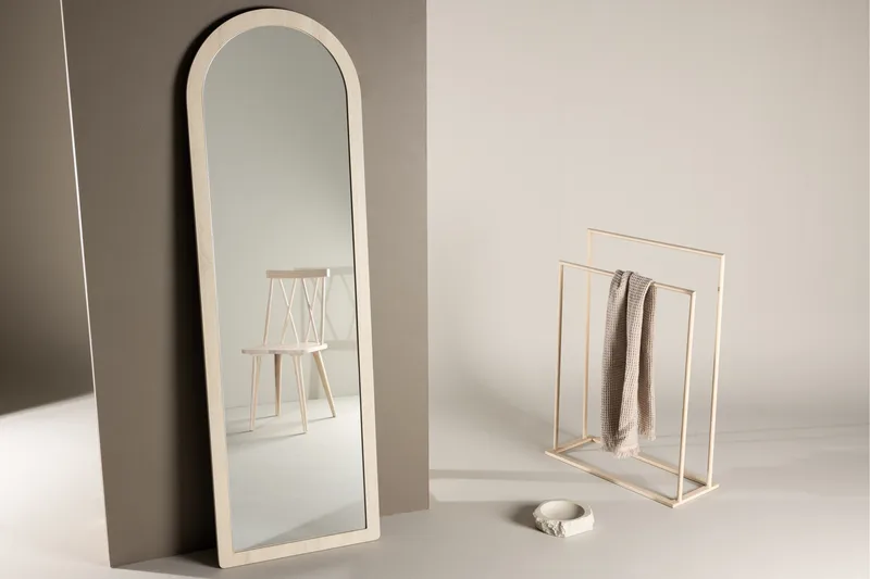 Memphis Gulvspeil 60x193 cm - Hvit - Innredning - Speil - Helkroppsspeil