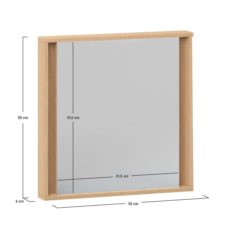 Hengende speil 4 You Fresh 50 cm - Eik - Innredning - Speil - Veggspeil
